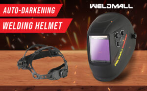 WELDMALL Large Viewing Screen True Color Auto Darkening Welding Helmet