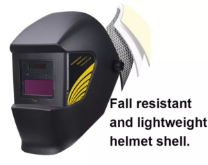  Black Solar Power Auto Darkening Argon TIG MIG Electronic Headgear Welding Helmet