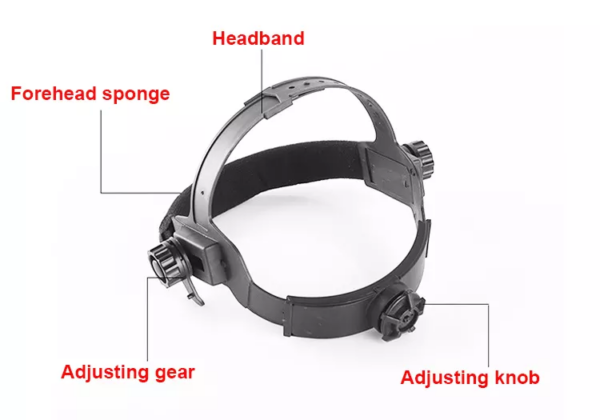 Welder Mask Replacement Accessories Adjustable Welding Sweatband Headgear for Welding Helmet