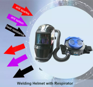 Welding Mask Air Purifying Respirator System Welding Helmet with CE Certificate