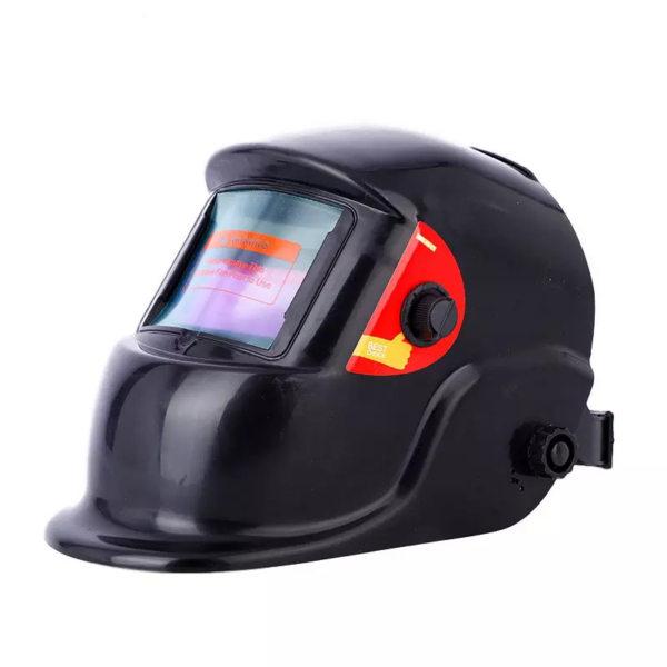 Black PP Material Good Quality Auto-Darkening Solar Powered Cheap Welding Helmet