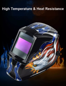 Decals Large View True Color Full Face Solar Power Auto Darkening Safety Stickers Welding Helmet