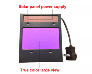 Decals Large View True Color Full Face Solar Power Auto Darkening Safety Stickers Welding Helmet