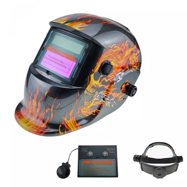 Head-mounted OEM Decals Solar Auto Darkening Electronic MIG TIG Stickers Welding Helmet