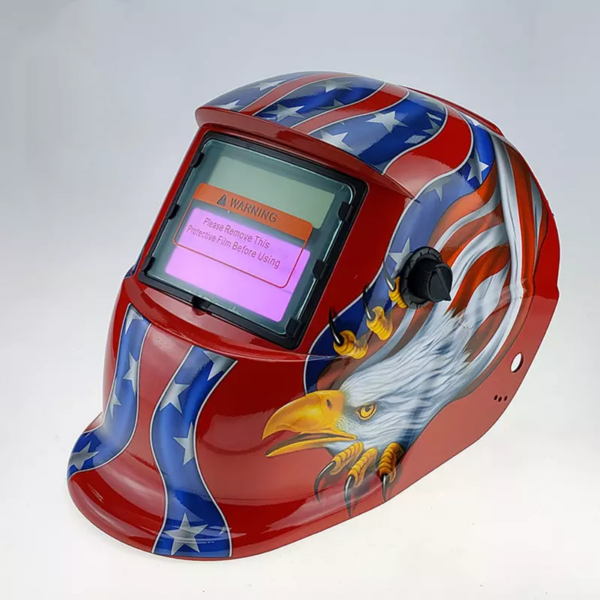 Head-mounted OEM Decals Solar Auto Darkening Electronic MIG TIG Stickers Welding Helmet