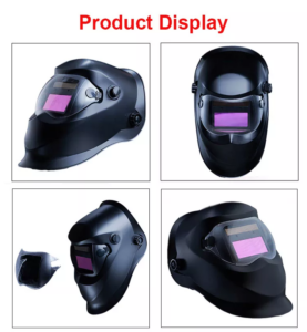  Industrial Custom Solar Powered Auto Darkening Safety Electronic Welding Hood Helmet Mask