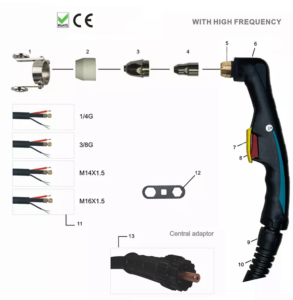 Manual Plasma Hand Cutting Torch