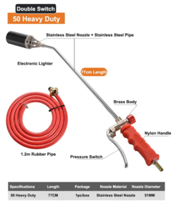 Single Double Switch Flame Gun Gas Torch