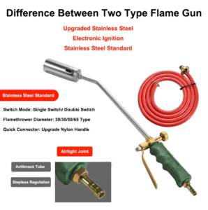 Single Double Switch Flame Gun Gas Torch