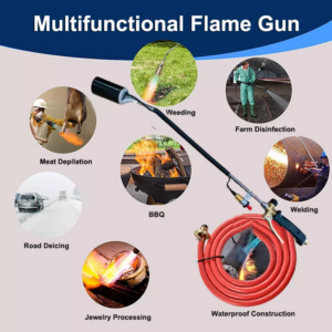 Single Double Switch Heating Gas Flame Gun