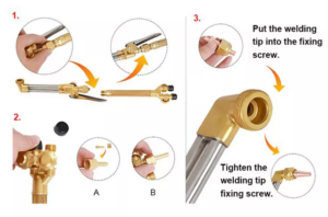 Welding Cutting Torch with Cutting Nozzle